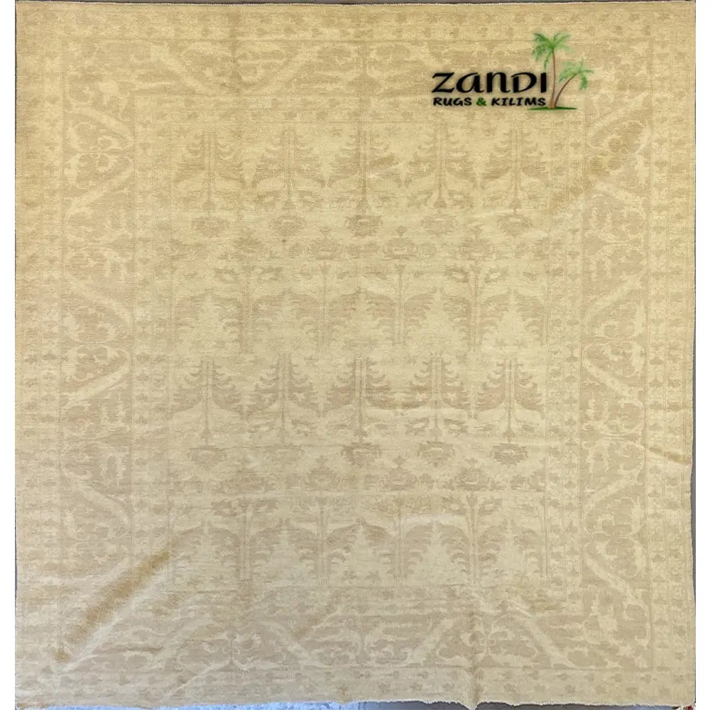 One Of The Kind Afghani Khotan Rug 13'8" x 10'3" zandirugs